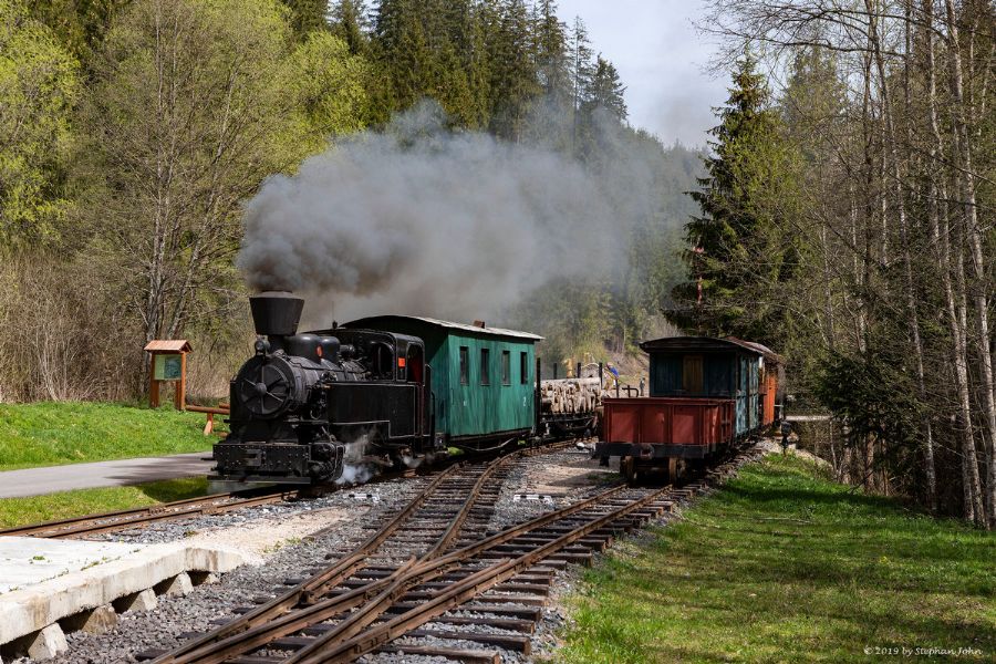 Fotoakcia retro drevorubačských vlakov ČHŽ Tanago 2019