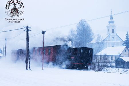 U34.901 s osobným vlakom v Čiernom Balogu, Autor: Martin Škoda