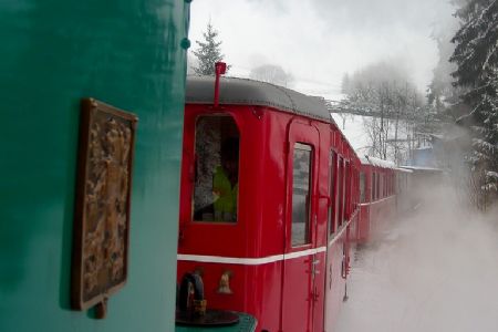Pohled na soupravu z lokomotivy, Foto: Radim Škopec
