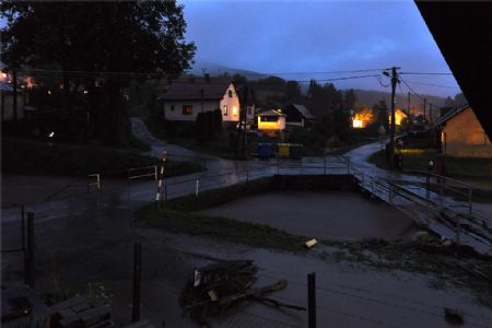 Večerní foto soutoku Čierneho Hronu a Vydrovského potoku, Autor:Radim Škopec
