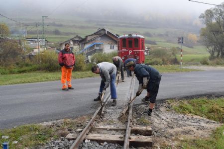 Oprava trate smerujúcej do Dobroče, autor: Martin Škoda
