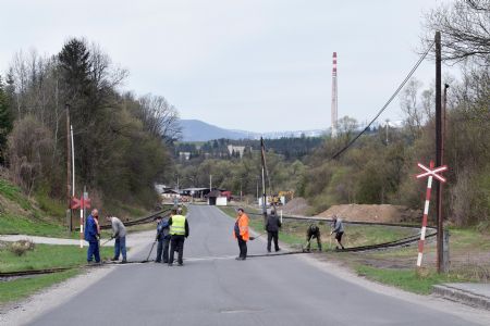 Brigáda na Čiernohornskej železnici, apríl 2018, foto: Martin Škoda
