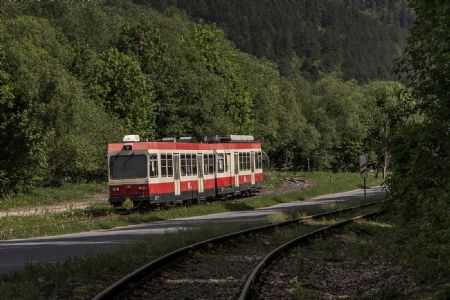 IDS, Valaská, vlak smer Hronec