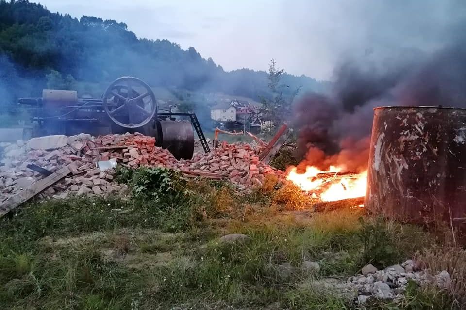Pravda o parnom stroji na bývalej píle Jánošovka v Čiernom Balogu